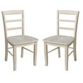 thumbnail image 1 of International Concepts Unfinished Ladderback Madrid Chairs in Natural (Set of 2), 1 of 12