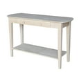 thumbnail image 1 of International Concepts Unfinished Phillips Oval Sofa Table, 1 of 14