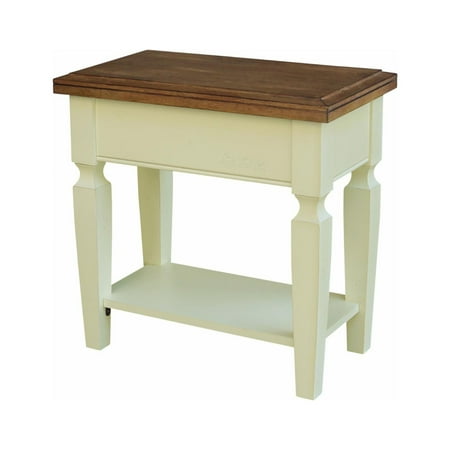 International Concepts Vista Solid Wood Side Table