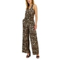 thumbnail image 1 of International Concepts Womens Halter Jumpsuit Ombre Cheetah M, 1 of 1
