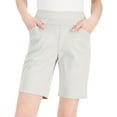 thumbnail image 1 of International Concepts Womens Mid Rise Pull On Bermuda Shorts Ma Toadstool 16, 1 of 1
