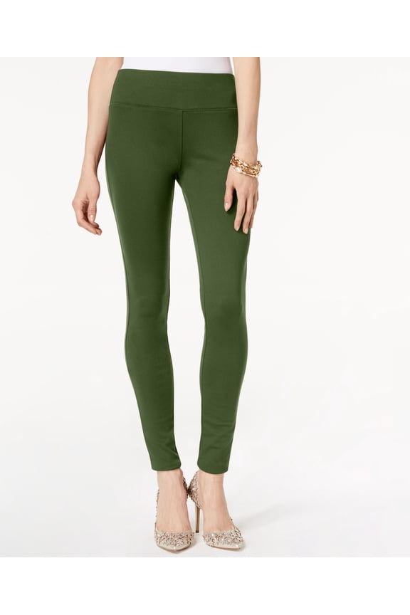 International Concepts Womens Pull On Ponte Pants Costa Green 14