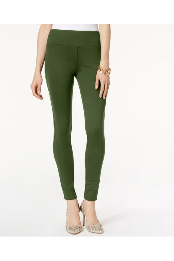 International Concepts Womens Pull On Ponte Pants Costa Green 18