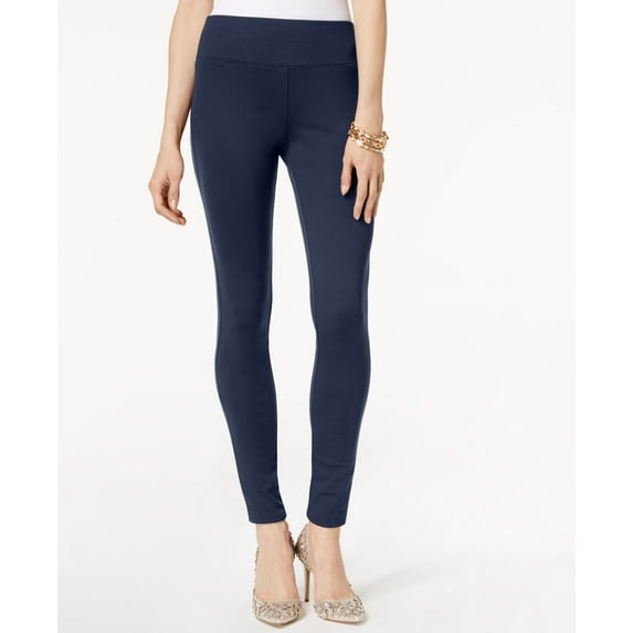 International Concepts Womens Pull On Ponte Pants Indigo Sea 14