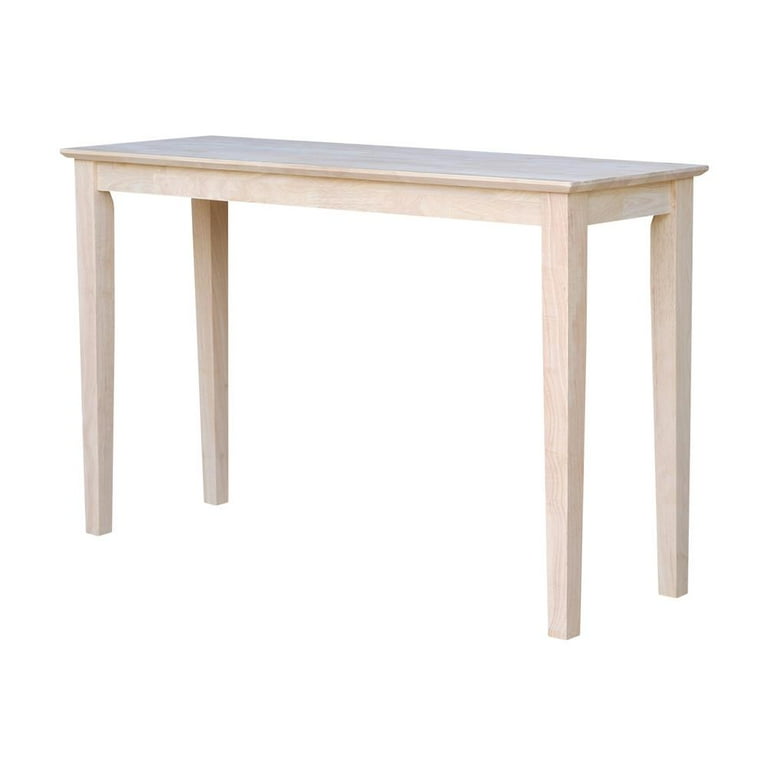 Unpainted console table discount