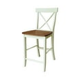thumbnail image 1 of International Concepts X-Back Counter Height Stool - 24" Seat Height, 1 of 11
