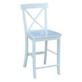 thumbnail image 1 of International Concepts X-back Counterheight Stool, 24"SH, 1 of 12