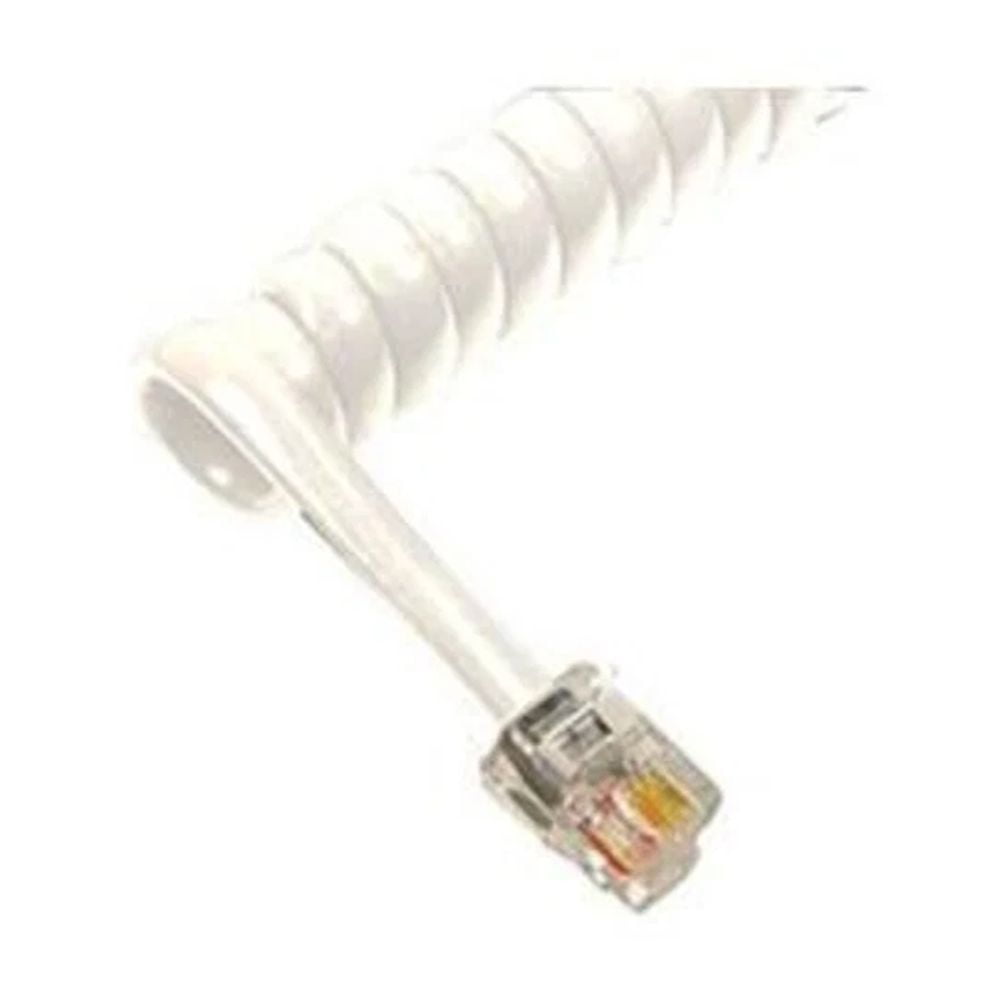 International Connectors And Cable Corp. Gcha444025Fwh Telephone Handset Cord
