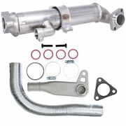 International DT466 / DT570 Reman EGR Cooler with Install Kit 2004-2009 - 11.5" Design | Bostech EGR106590R-K2
