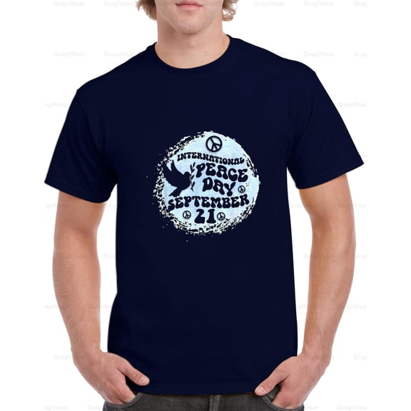 International Day Of Peace Tee World Peace Day 21 Sept Global Unity T-Shirt Unisex, up to 5XL