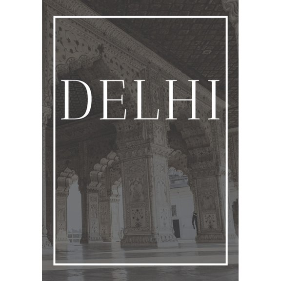 International: Delhi: A decorative book for coffee tables, bookshelves, bedrooms and interior design styling: Stack International city books to add decor to any room. Faded skyline effect cover: Ideal