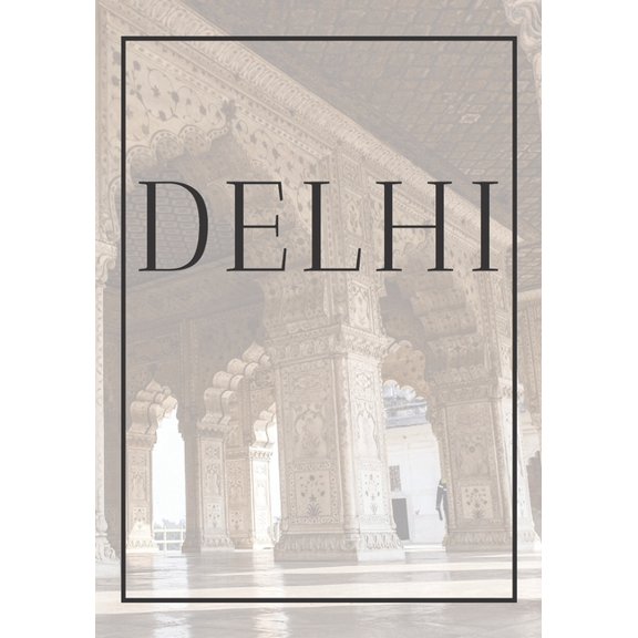 International: Delhi: A decorative book for coffee tables, bookshelves, bedrooms and interior design styling: Stack International city books to add decor to any room. Faded skyline effect cover: Ideal
