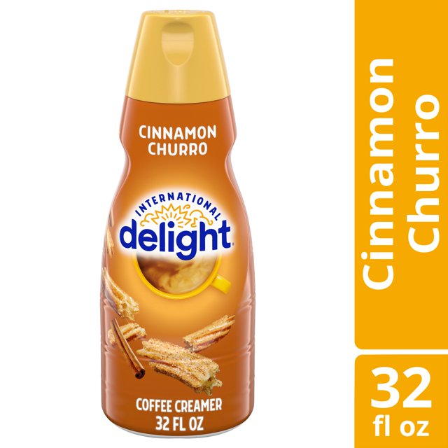 International Delight Coffee Creamer, Cinnamon Churro, 32 FL OZ Bottle