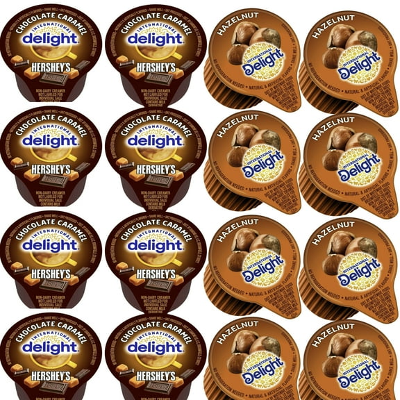 International Delight - Coffee Creamer Singles Variety Pack, 2 Flavor Assortment (40 Pack)