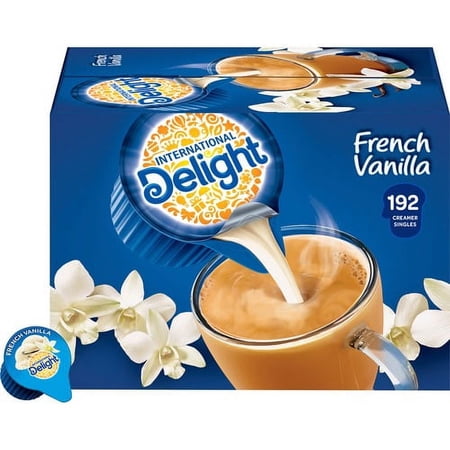 International Delight French Vanilla Liquid Creamer Singles - French Vanilla Flavor - 0.50 fl oz (15 mL) - 192/Carton | Bundle of 10 Cartons