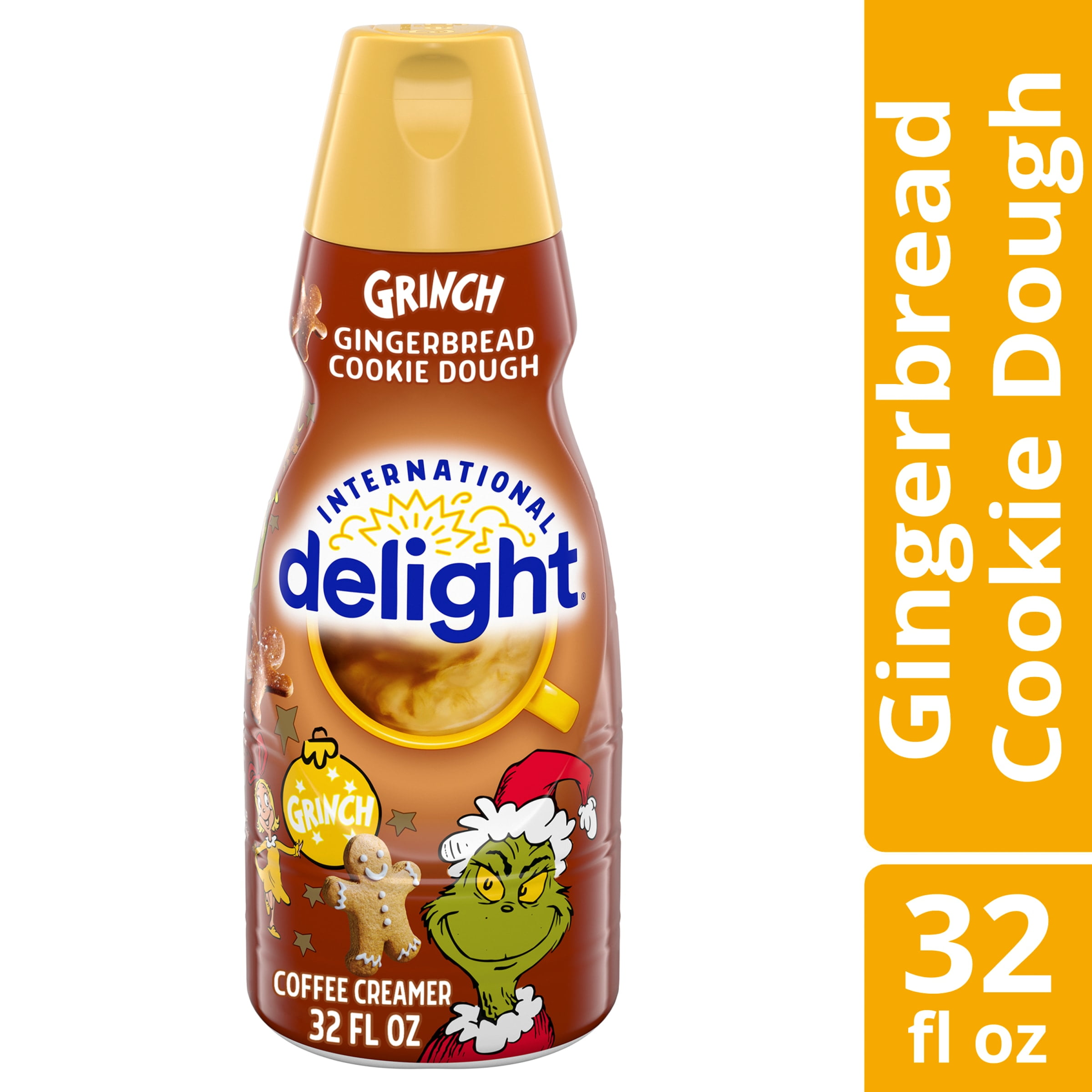 International Delight Grinch Gingerbread Cookie Dough Coffee Creamer
