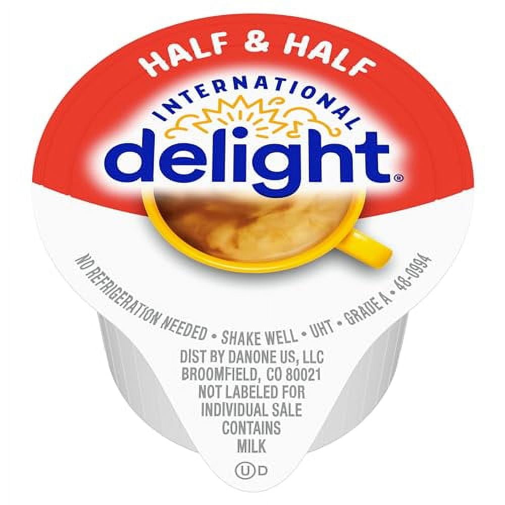 International Delight Half & Half Coffee Creamer 0.375 oz 50 ct