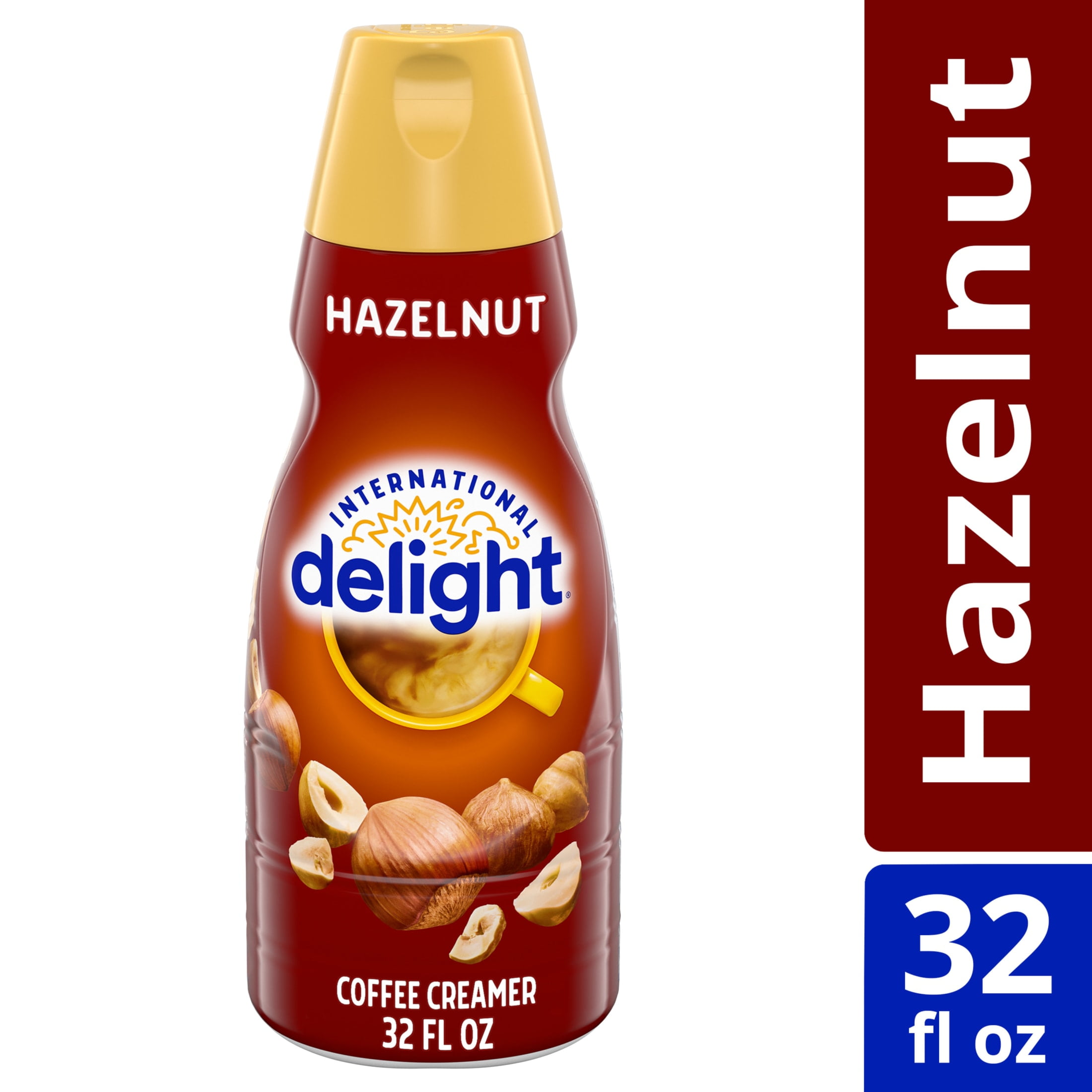 International Delight Hazelnut Flavored Liquid Coffee Creamer, 32