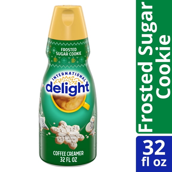 International Delight Frosted Sugar Cookie Coffee Creamer Bottle, 32 fl oz