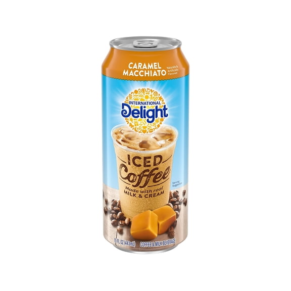 International Delight Iced Caramel Macchiato Coffee 15 fl. oz. 12/Carton (157668) WWI07500
