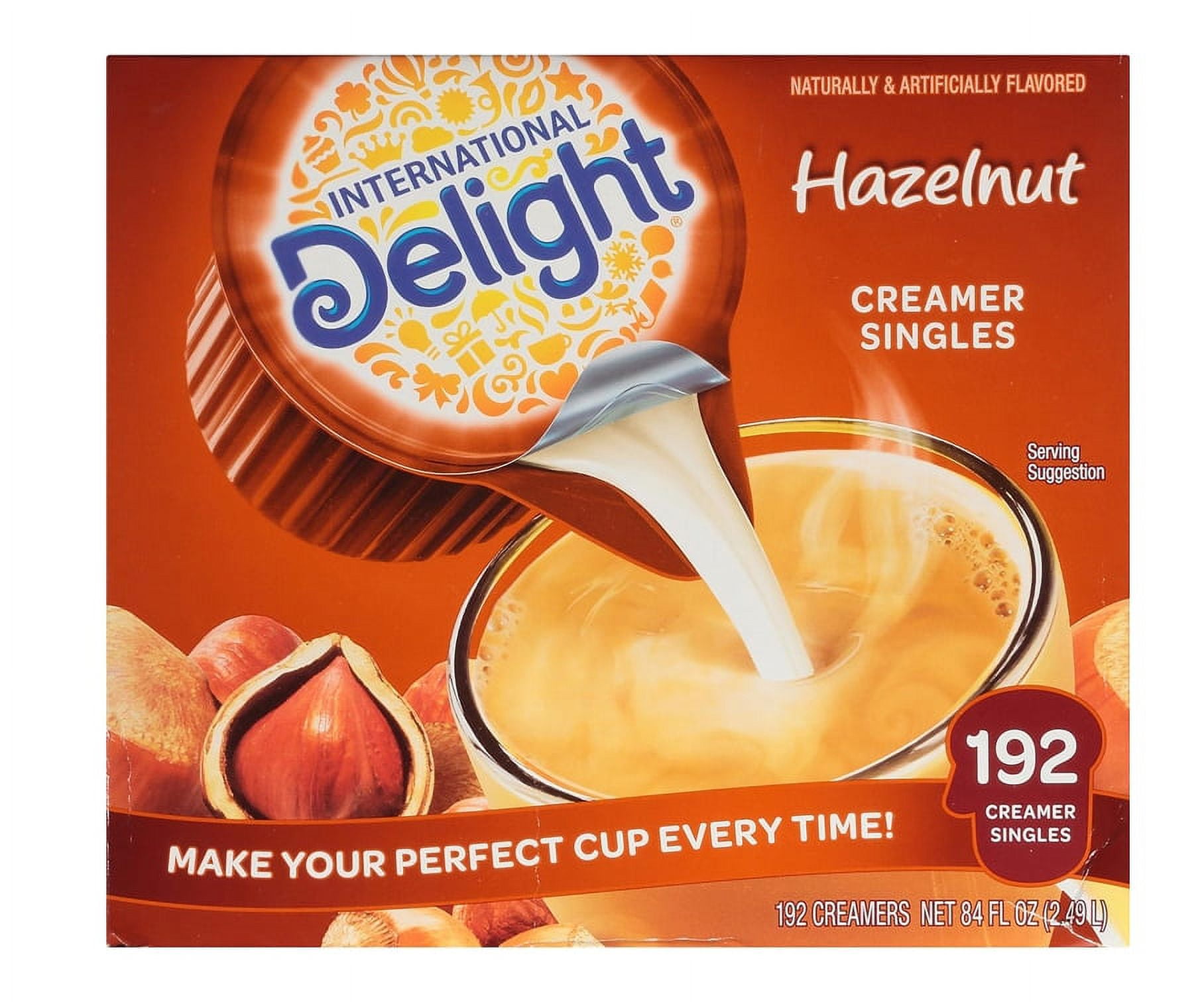 International Delight Liquid Creamer, Hazelnut, 192count