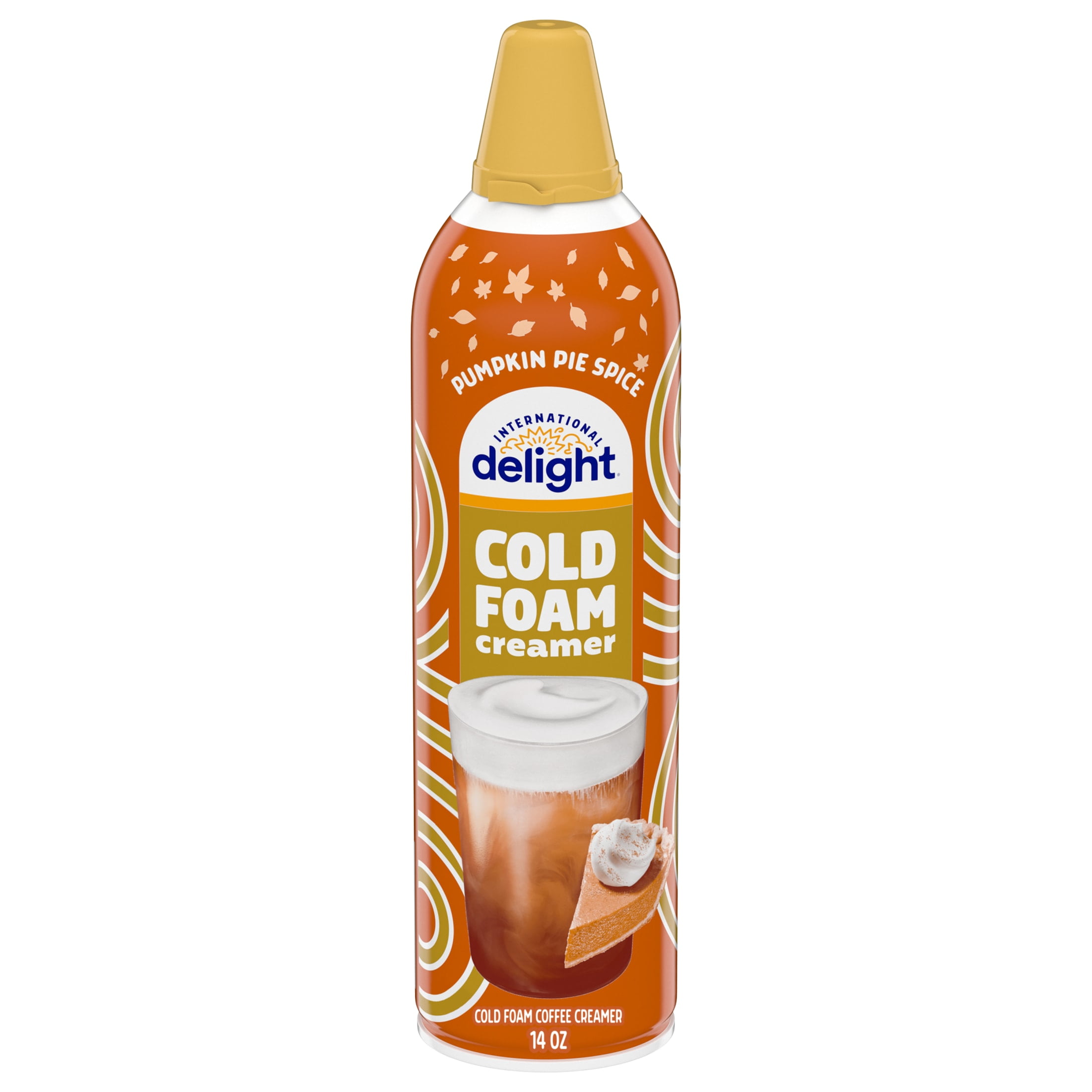 International Delight Pumpkin Pie Spice Cold Foam Coffee Creamer, 14 oz Can