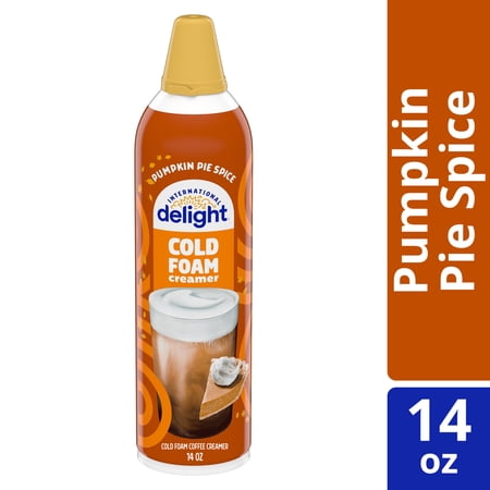 International Delight Pumpkin Pie Spice Cold Foam Coffee Creamer, 14 oz Can