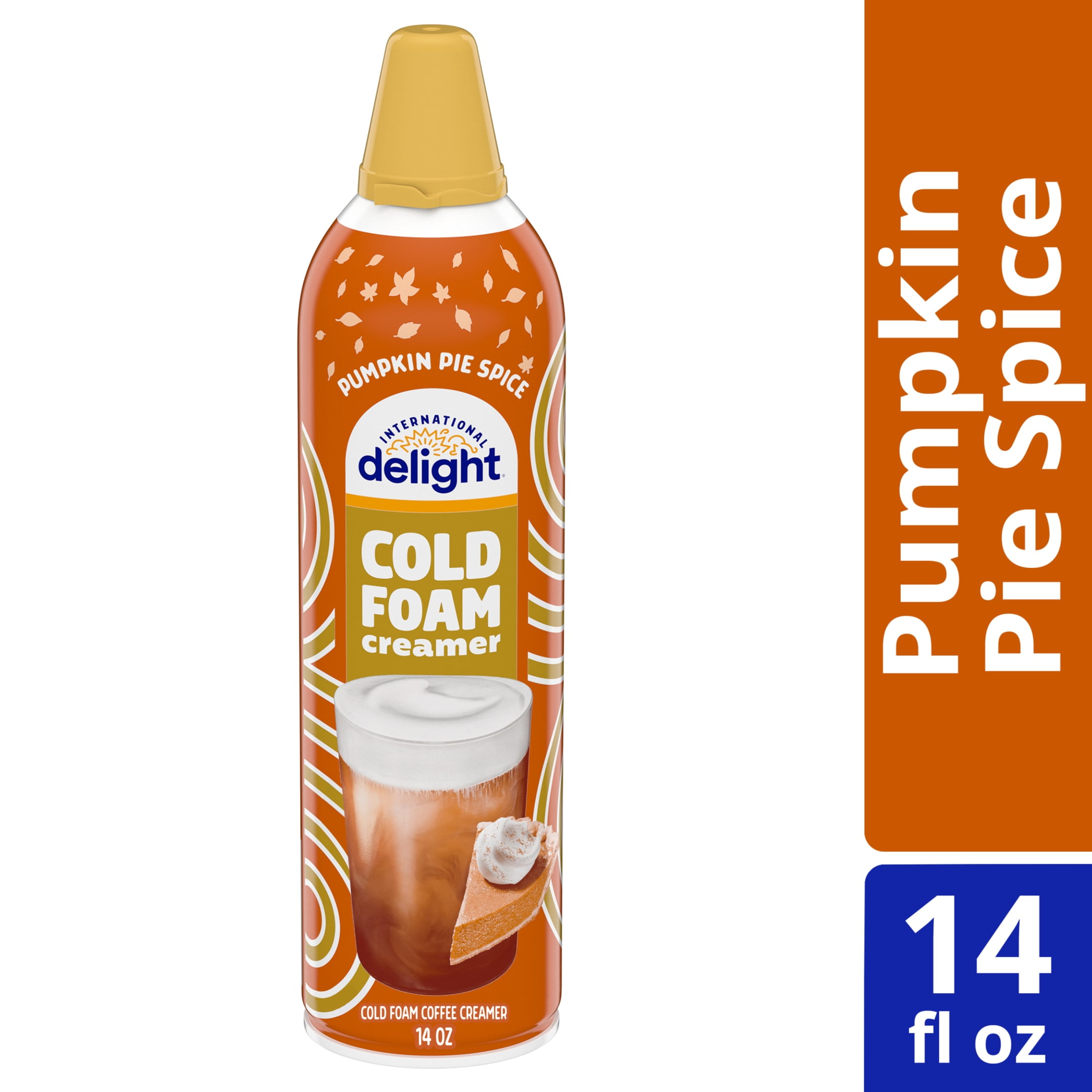 International Delight Pumpkin Pie Spice Cold Foam Coffee Creamer, 14 oz Can