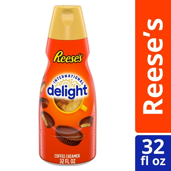 International Delight REESES Peanut Butter Cup Coffee Creamer, 32 FL OZ Bottle