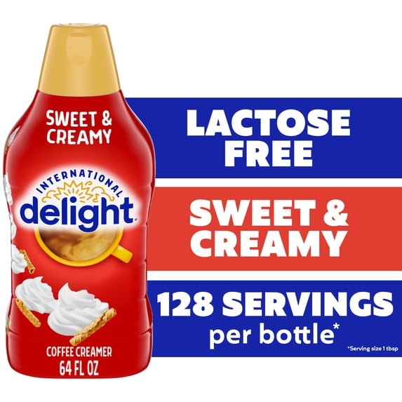 International Delight Sweet & Creamy Coffee Creamer, 64 fl oz Bottle