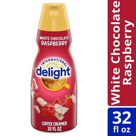 International Delight White Chocolate Raspberry Coffee Creamer, 32 fl oz Bottle