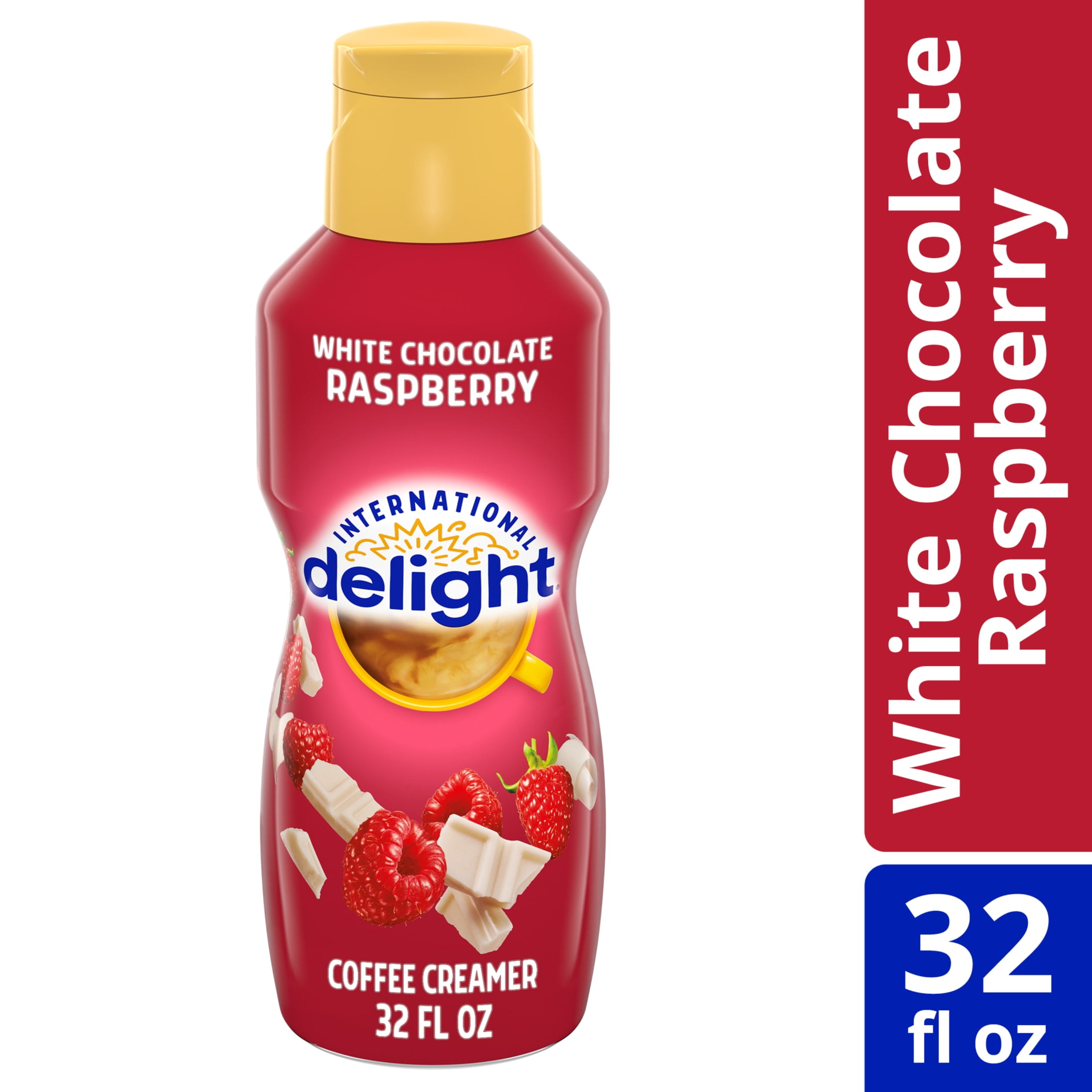 International Delight White Chocolate Raspberry Coffee Creamer, 32 fl oz Bottle