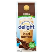 International Delight Zero Ready to Drink 0g Added Sugar, Mocha Iced Coffee, 64 fl oz Carton