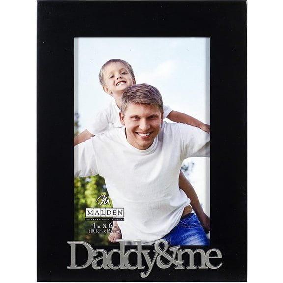 International Designs 4307-46 The Boys! Expressions Picture Frame, 4x6, Black
