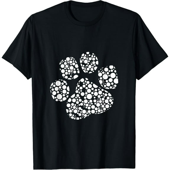 International Dot Day Happy Polka Dot Cute Dog Paw Print Pet T-Shirt