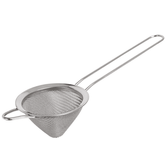 International Endurance Kitchen Collection, Stainless Steel Fine Mesh Conical Sieve/Colander, Multi-Purpose for Cooking, Baking, Loose Leaf Tea, Bar Strainer Cocktails, 3.34-Inch