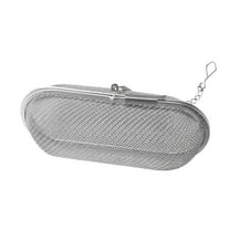 International Endurance Kitchen Collection Stainless Steel Mesh Floating Spice Infuser for Soups, Stews or Large Tea Pot, Jumbo Oval