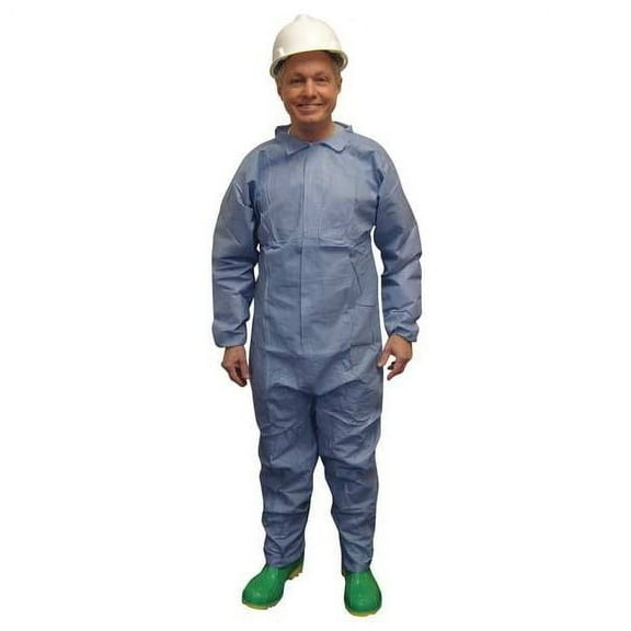 International Enviroguard Disposable Coverall,Blue,M,PK25 9012-M
