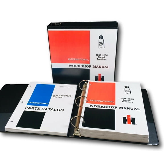 International Farmall 1256 Diesel Tractor Service Repair Manual Parts Catalog