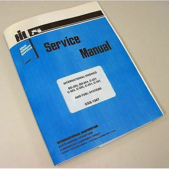 International Farmall 560 Gas & Lp Tractor Engine Service Repair Overhaul Manual