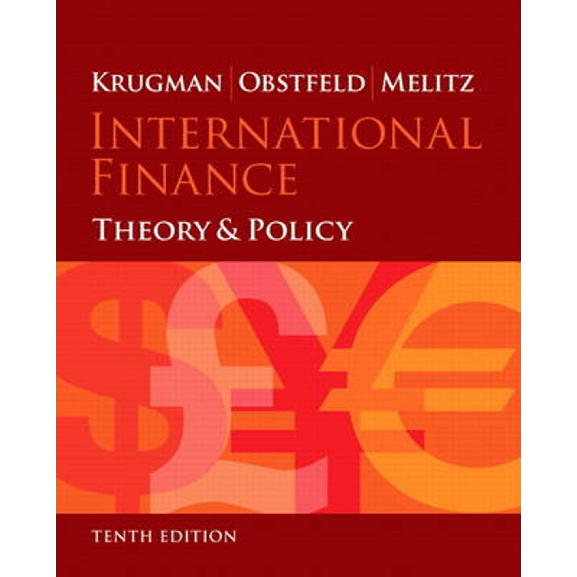 Pre-Owned International Finance: Theory and Policy (Paperback 9780133423631) by Paul R Krugman, Maurice Obstfeld, Marc Melitz