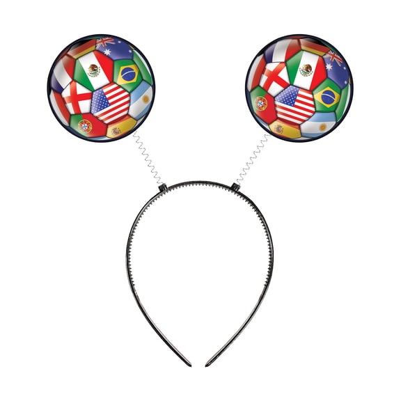 International Flag Soccer Bopper Headbands, Pack of 4