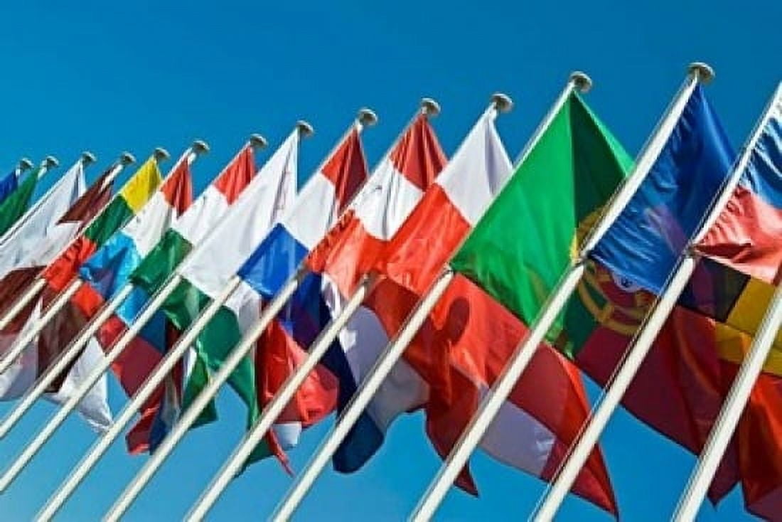 International Flags Canvas Art - Nico Tondini DanitaDelimont (36 x 24)