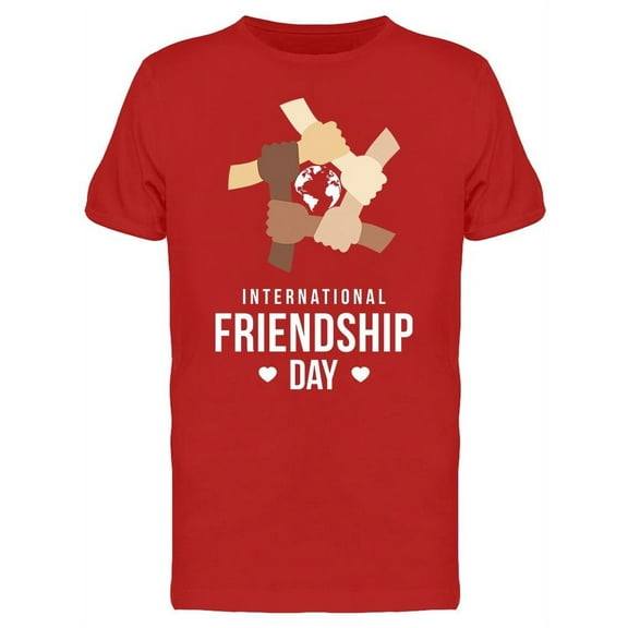 International Friendship Day T-Shirt Men -Image by Shutterstock, Male Large