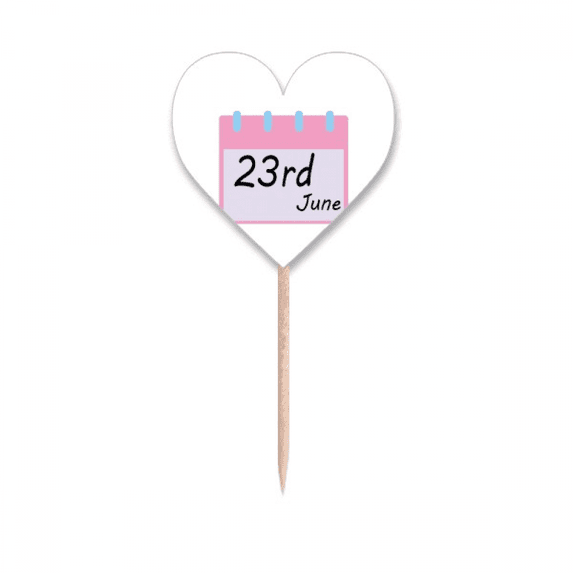 International Games Day Sports Meet Toothpick Flags Heart Lable Cupcake Picks