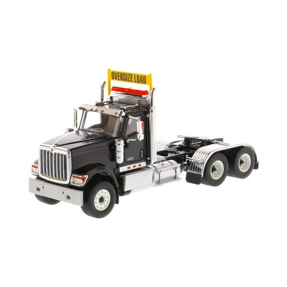 International HX520SFFATandem Tractor (Cab only), Black - Diecast Masters 71003 - 1/50 scale Diecast Model Toy Car