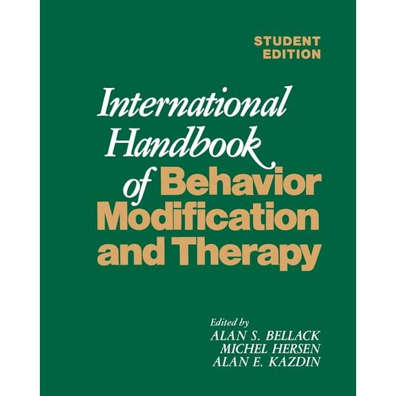 International Handbook of Behavior Modification and Therapy, (Paperback)