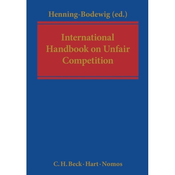 International Handbook on Unfair Competition (Paperback)