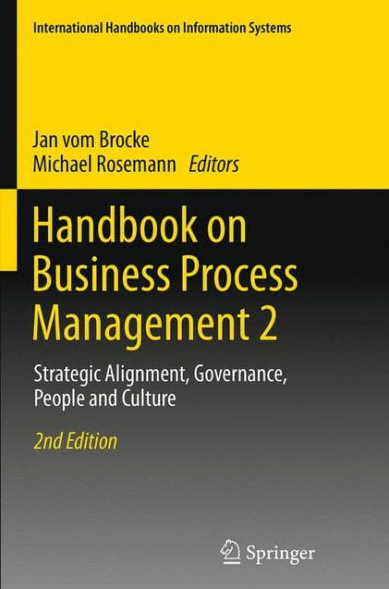 Process Roles Handbook International Handbooks on Information Systems: Handbook on Business ...