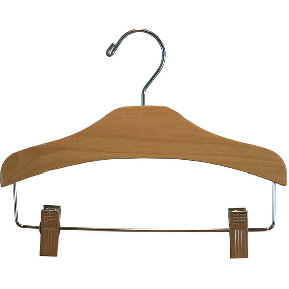 International Hanger Alder Wood Arched Kids Combo Hanger, 12 Pack